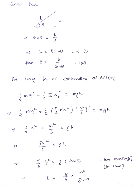 Ven fhat By Asin0 law of ComServahon of energy , 3 6 5