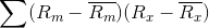 Σ(Rn - Rn) (R, - Rς)