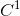 C^1