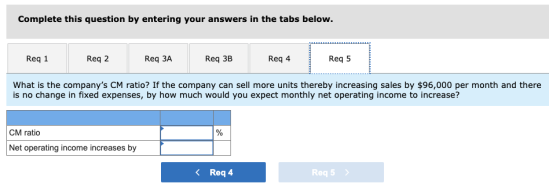 Complete this question by entering your answers in the tabs below. Reg 1 Reg 2 Req 3A Req 3B Req 4 Reg 5 What is the company