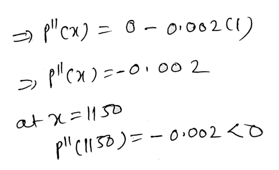 MO 3 pcx) = 0 -0.00201) plex)=-0.002 atx=1150 pl|(1158)= -0.002<0