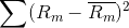 (Rm – Rm)