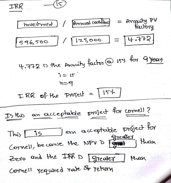 mveshmew/Am org 1250694 t-772 מ ne Anwiły fach @ sni. R 9ye » I>to an acceptable project 유rCom ell ? This匚is-jan aceptable pr ed Cormell, be cause he NPV D