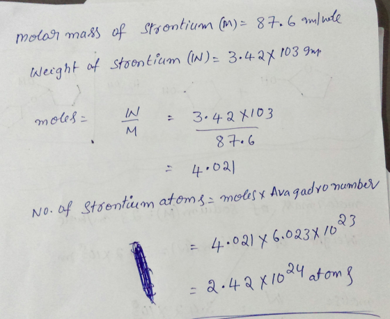 Weight of Sto entlam (IN ):3-4X103 gm 3.4 2 X103 M1 - 4 02)