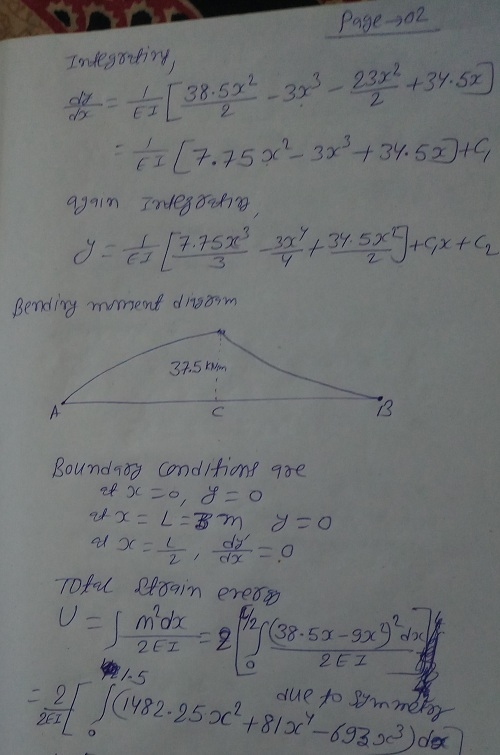 Page 02 Indlgorting, 2 on [ 38.692-393 – 23x2 +39.51) & I [7.75 x²-3x² + 34.50]+6, again trezorting y = 4 [7.75x3 2x + 34.500