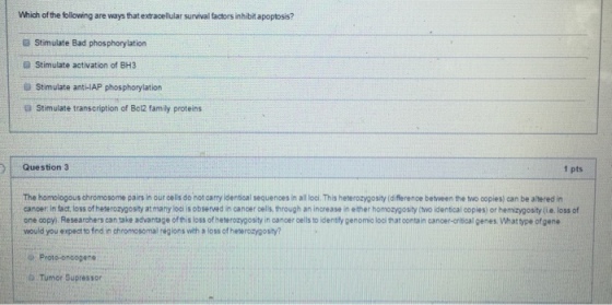 Which of the following are ways that extracellular