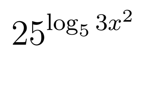 2 log5 3x2