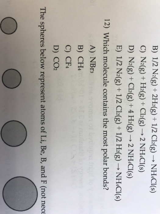 B) 1/2 N2(g) + 2H2(g) + 1/2 Cl2(g) → NH4Cl(s) C) N2(g) + H2(g) + Cl2(g) → 2 NH4Cl(s) D) N2(g) + Cl2(g) + 4 H2(g) → 2 NH4Cl(s)