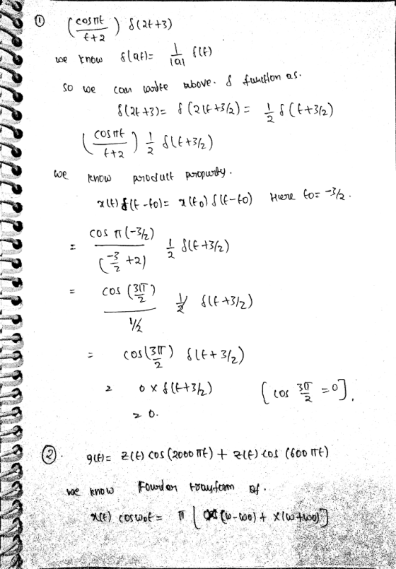 tt 2 So 10e toe COS T (-%) +2) 2 2 2. Ve knoH