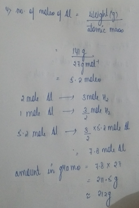 alomic madao males amount in guarno = 8 x Q1 211-6 21a