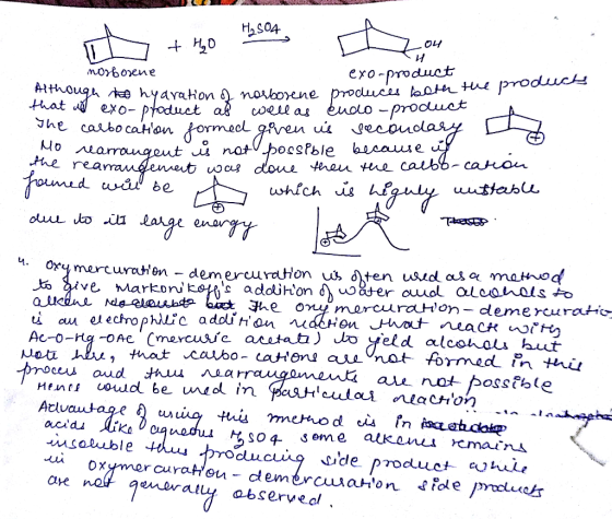 HA 22504 + H2O 그애 morborene exo-product duchy Although the hydration of nor produces both the p 3 nyaration of norborene all