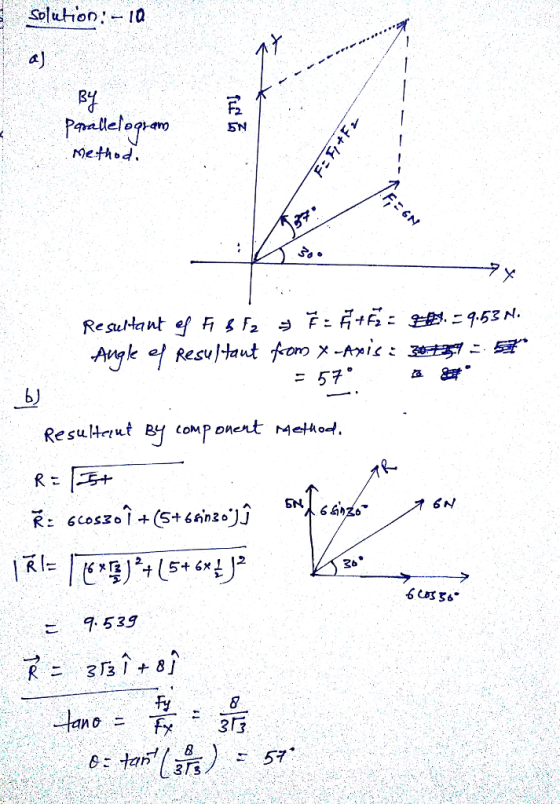 Solchon: 10 =5ヲ 쪼& b) SN 753g Fy 8