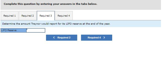 Complete this question by entering your answers in the tabs below. Required 1 Required 2 Required 3 Required 4 Determine the