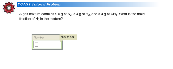 A gas mixture contains 9.0 g of N_2, 8.4 g of H_2,