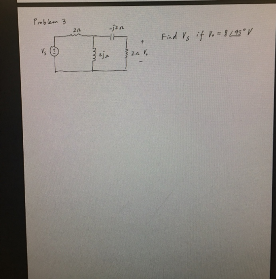 Problem 3 jan T & Find is if 1. = 8/450 V i a nr.