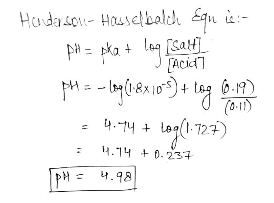 Salt [Acid 니.74 + 0.23 나.98