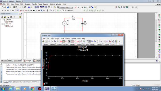 - a x tho te QQ@g Design1 - Multisim - [Design1 *] Eile Edit View Place MCU Simulate Transfer Tools Reports Options Window He