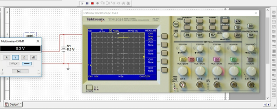 :..Tektronix Oscilloscope-XSC1 Tektronix TDS 2024 EUR. YONALE OSCILLOSCOP SAVE/RECALL HENUS MEASURE TO CURSOR DIVERY DEFAULT