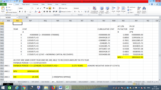 projects (Autosaved) (Autosaved) (Autosaved) - Microsoft Excel (Product Activation Failed) Review File Home Insert Page Layou