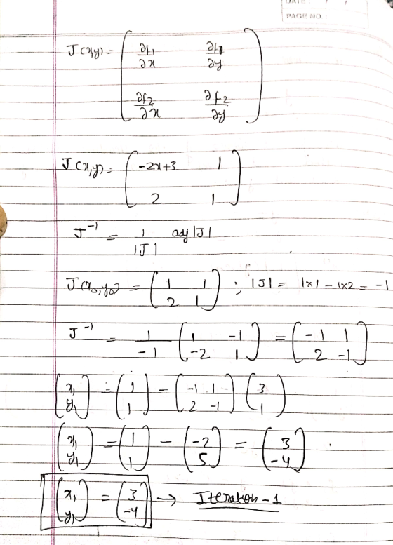 PAGE NO 2 e) が) 2. 2