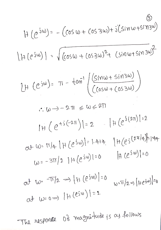 Hleu) - (cos w+Cos 30)+ 5(simwtsingu) [ } )ماذم( | COsw Cos3u) (sinut Sin 3u Simwt Sin3u) ton Closw+Cos 30) H(e*san)l2 |n(en)