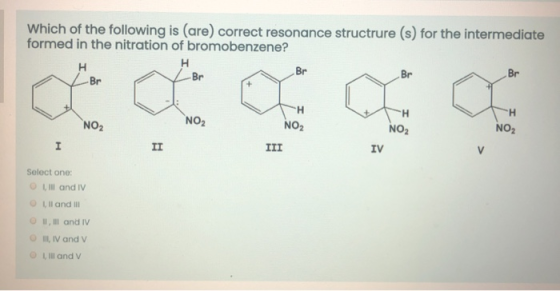 Which Of The Following Is are Correct Resonance Structure s For The 