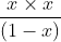 X T (1 )