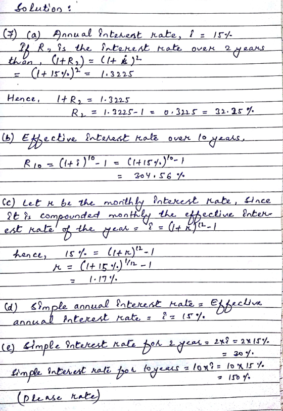 . 3 225 Hence, + R, - . 3225 1. 2225-1 z o , 3225 = 32. 25 % 26 is compovnded mon estral. the eaん hen ceIs ann Lu nCelce