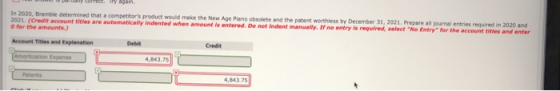 p ragam In 2020, Brambe determined that a competitors product would make the New Age Plane obsolete and the patent worthless