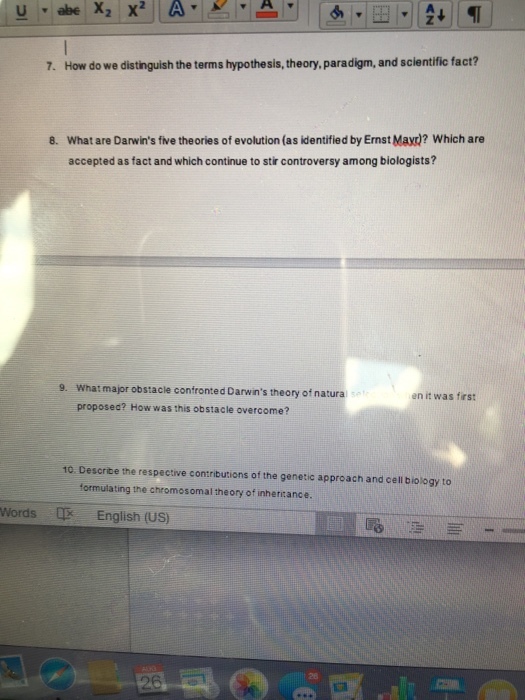 How do we distinguish the terms hypothesis. theory