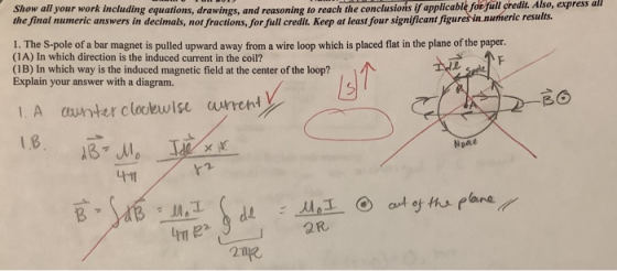 Show all your work including equations, drawings, and reasoning to reach the conclusions if applicable for full crean. 130, e