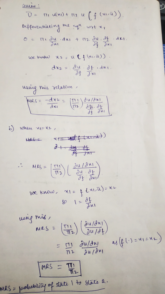 On quin: J = Mi WCW) + 112. u ( f (mosū)). Differentiating me equ witne o = thi du.dai + 12 du. df .dri. af dui we know nr=ul