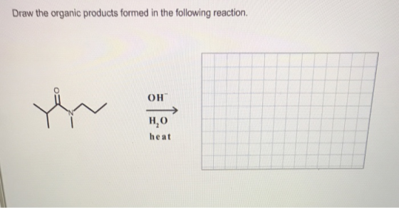 Draw the organic products formed in the following reaction. OH HO heat