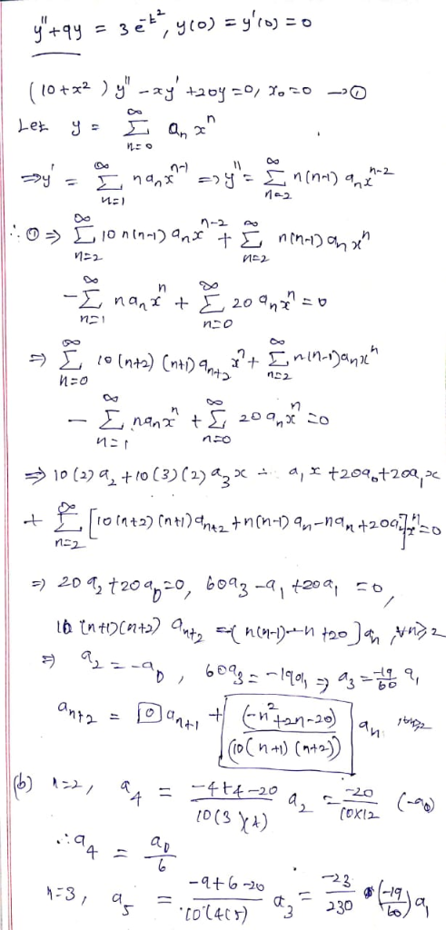 r n-2 n = n(n) ax n-2 Do .O →L1o ntn-)anx +Σ ntn-) na1 + 2o an o no (nta) (nti) 9n4a + +S 209,x こ。 『ニレ a, t20 t20p* 10 (3o (3