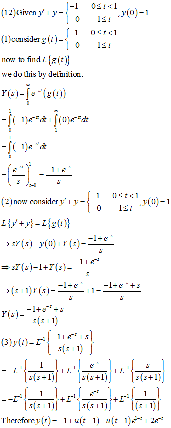 -1 0tlv(0)-1 (12)Giveny+yo11t ()considerg()-o15t now to findL [e(«) we do this by definition rt -1+e ,y(0)-1 (2)now considery