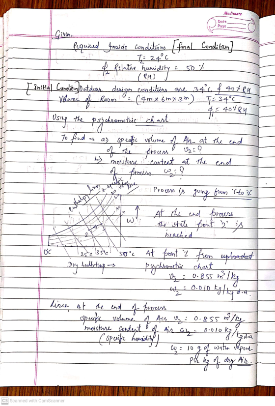 Modimate Date Page Givine fequired Jaide conditions [fonal Cunditrun] 50 % & Relative humidity [inittal Completa)batdos, desi