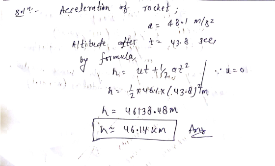 2 To cket. 4 , Altitude er kwa 3ee, Femula h- ut that 4 6138.48m