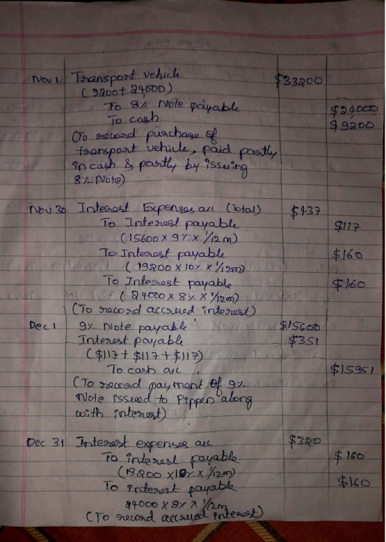 Vou Toranspont vehich a0ot 290D) To 8A Nole pciyable To cash Clo Snatord purdhage fsansport vehiule, paid pastly p cash & pas