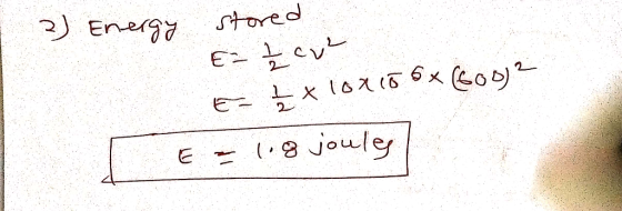 3 Ener7 stored E ev 2 2 1.8 Joule