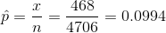468 Pn4706 =770 = 0.0994