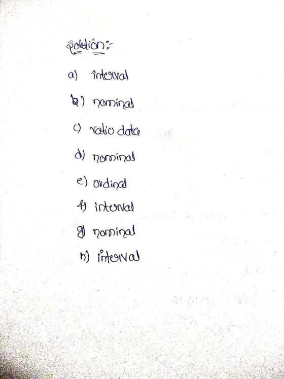 d) nominal e) ovdiral