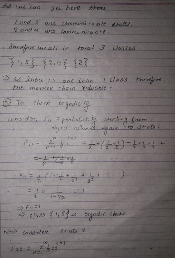 d we tan sea here ther 2 and 4 ane lemmuniieblt 二 ahirelennu all-in-total 3 classes 2, 44 →_ad_ then, is one than I Class there pre the markov chain iduoble phiet ne to stato/ Cn) 2. 2. 2 272 Now londiclen Stati 2