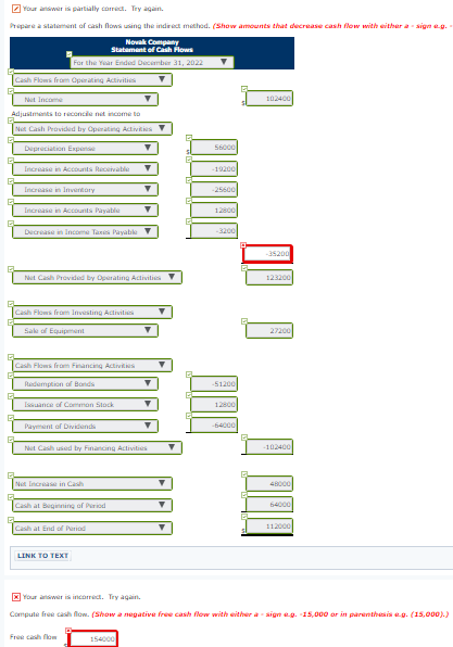Statement of For the 20227 Incintory DOBA D incolati 26200 NEC PO By Courting Activity 1 123200 Cash Flows from investing Act