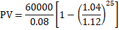 PV =6000 – :)