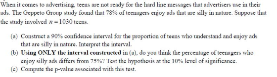 When it comes to advertising, teens are not ready for the hard line messages that advertisers use in their ads. The Geppeto G