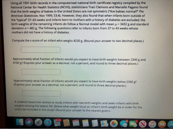 Using all 1991 birth records in the computerized national birth certificate registry compiled by the National Center for Heal