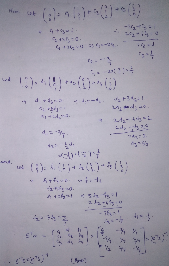Now. let (65) PC (6) 2 -26 +(3=1 202 + 6 = 0 G+ (3=1. 2 + 3 =0. 6 +222=0 - 9=-26 76 21. Cz 2 - 4 (2=-3 7 --3 4= -21 (-2) = 1