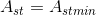 A_{st} = A_{stmin}