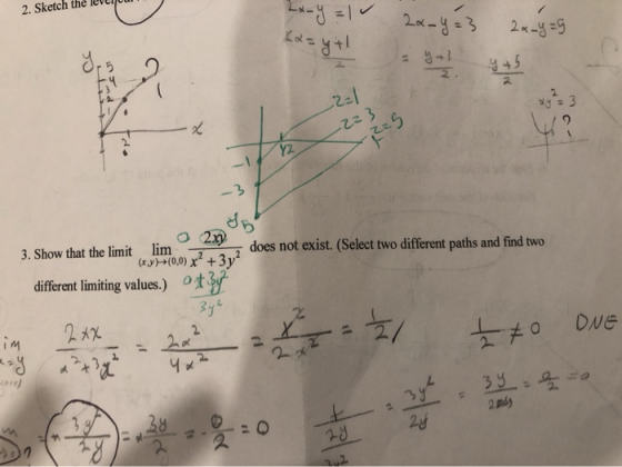 2. Sketch the level Lasy = IV 2x=y=3 2a=y=9 kd=y+1 3. yt 221 223 225 does not exist. (Select two different paths and find two