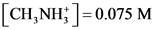[CH,NH;]=0.075 M
